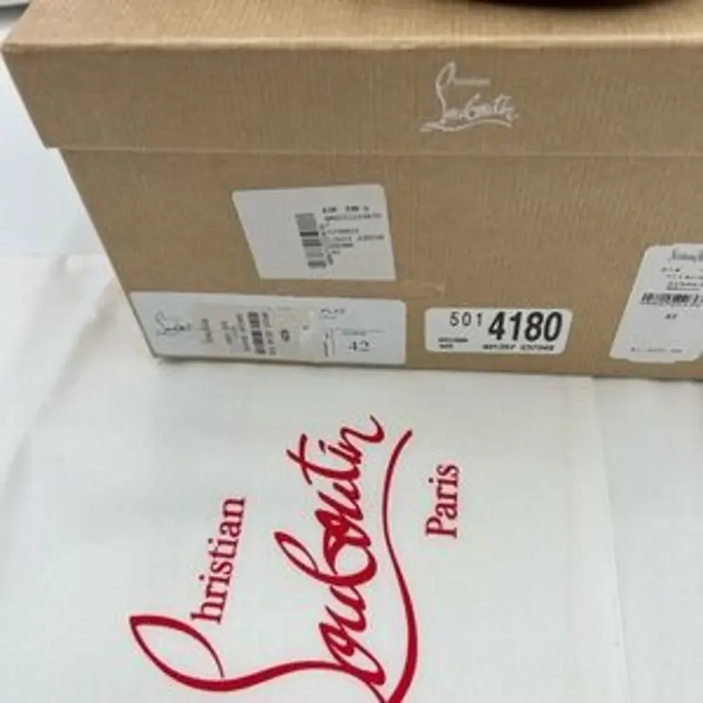 SOLD Christian Louboutin leopard affect low top sneakers size 42 made in Italy - Picture 11 of 13